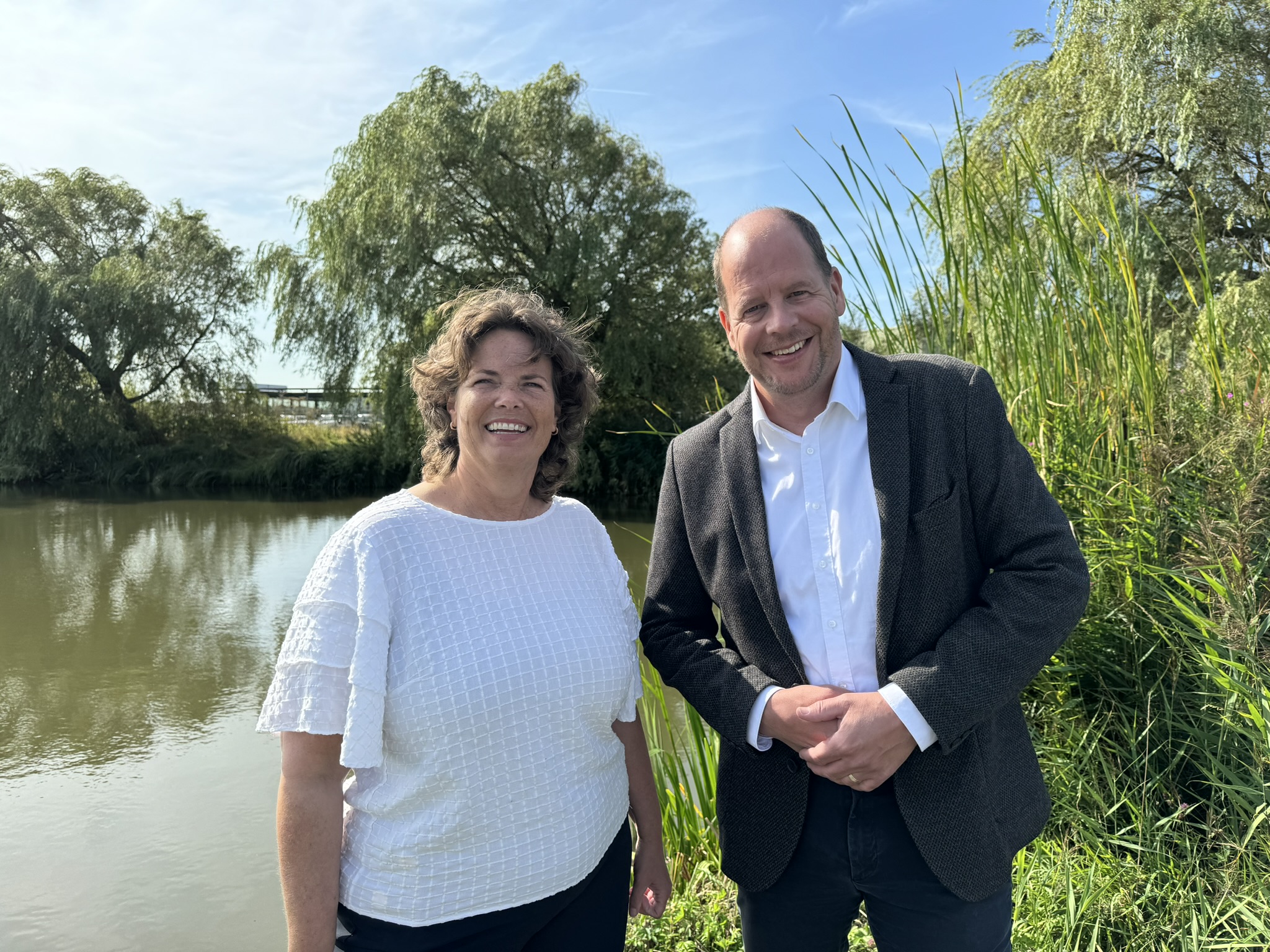 Wendy van der Meer en Robbert Groen